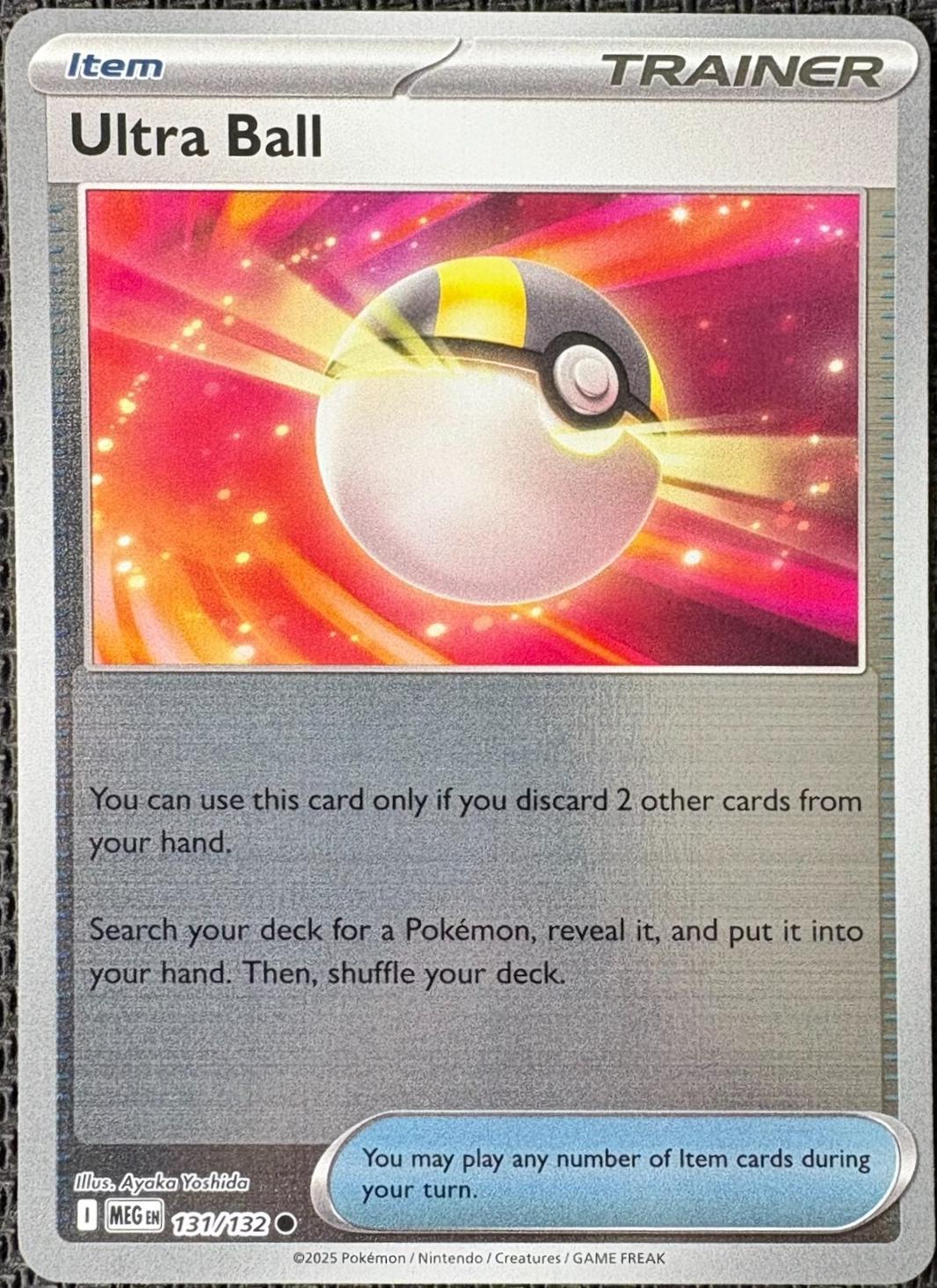 Ultra Ball #131 (Reverse Holo) - Pokemon Mega Evolution