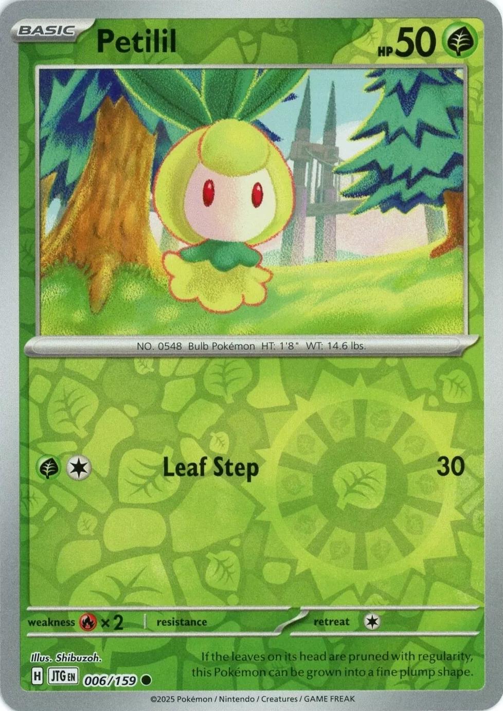 Petilil #6 (Reverse Holo) - Journey Together