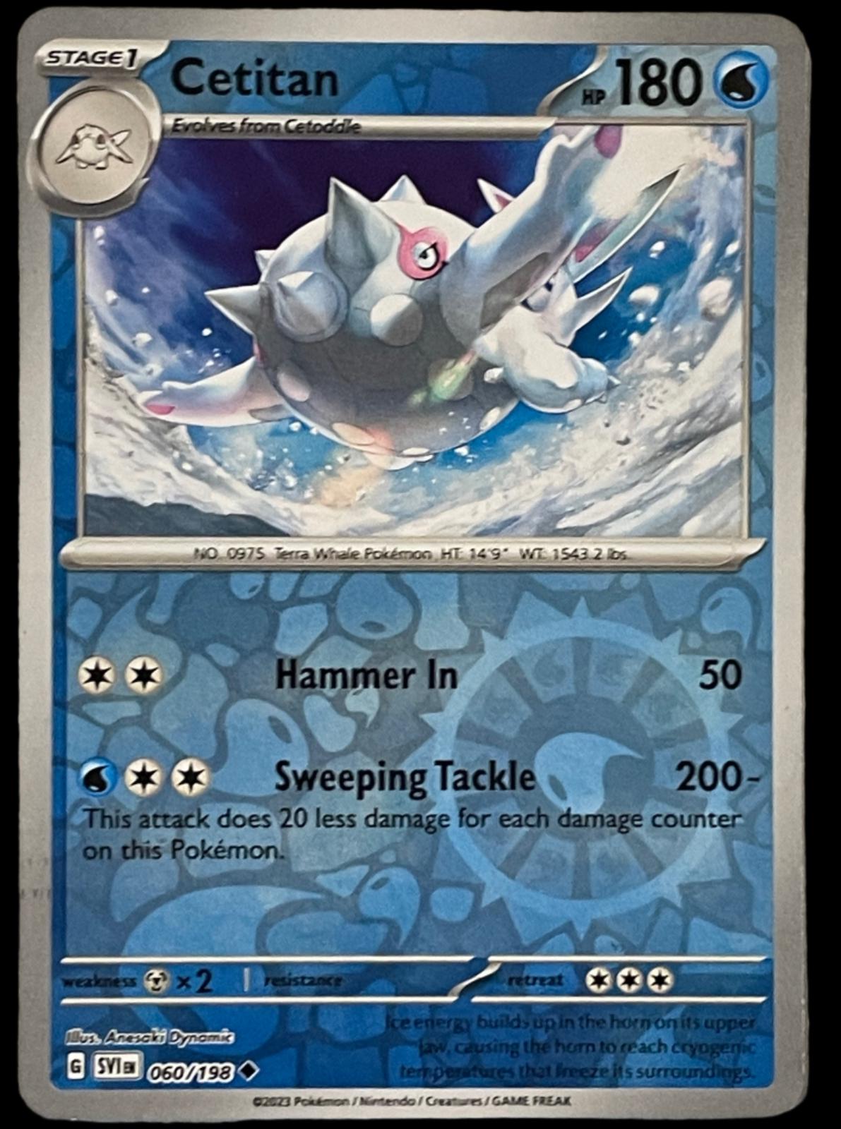 Cetitan (Reverse Holo) #60 - Scarlet & Violet