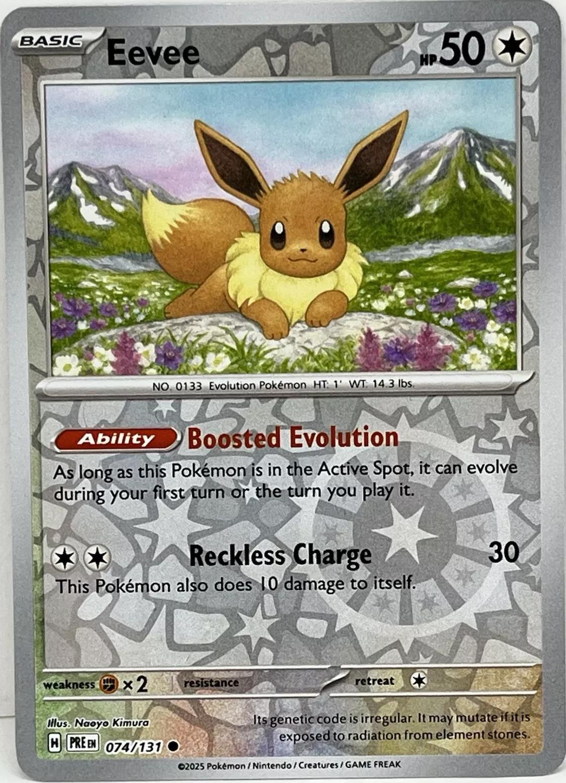 Eevee #74 (Reverse Holo) - Prismatic Evolutions