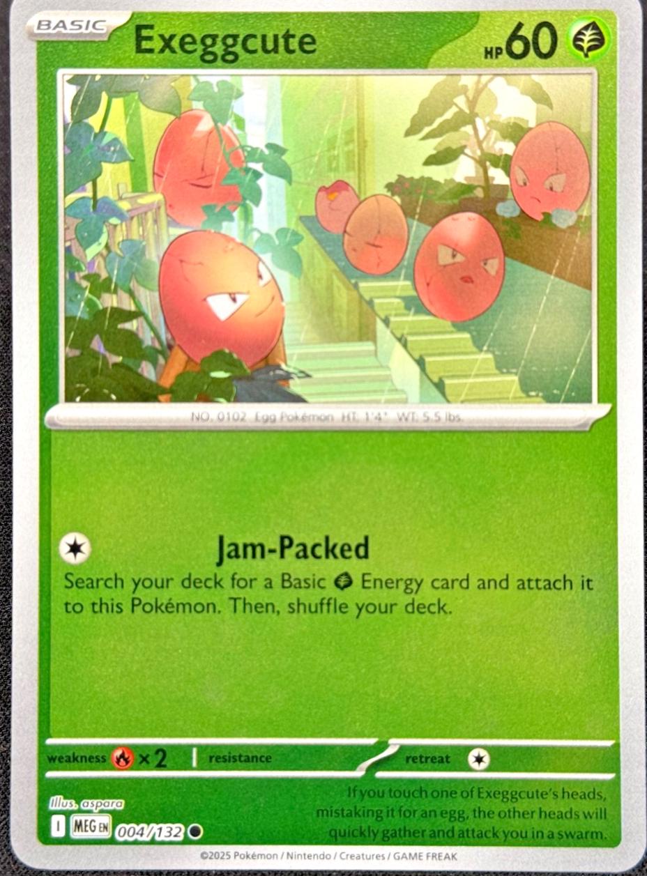 Exeggcute #4 (Reverse Holo) - Mega Evolution