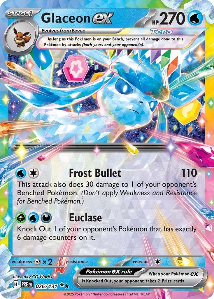 Glaceon Ex #26 - Prismatic Evolutions