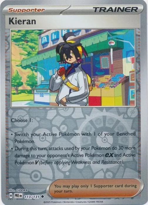 Kieran #113 (Reverse Holo) - Prismatic Evolutions