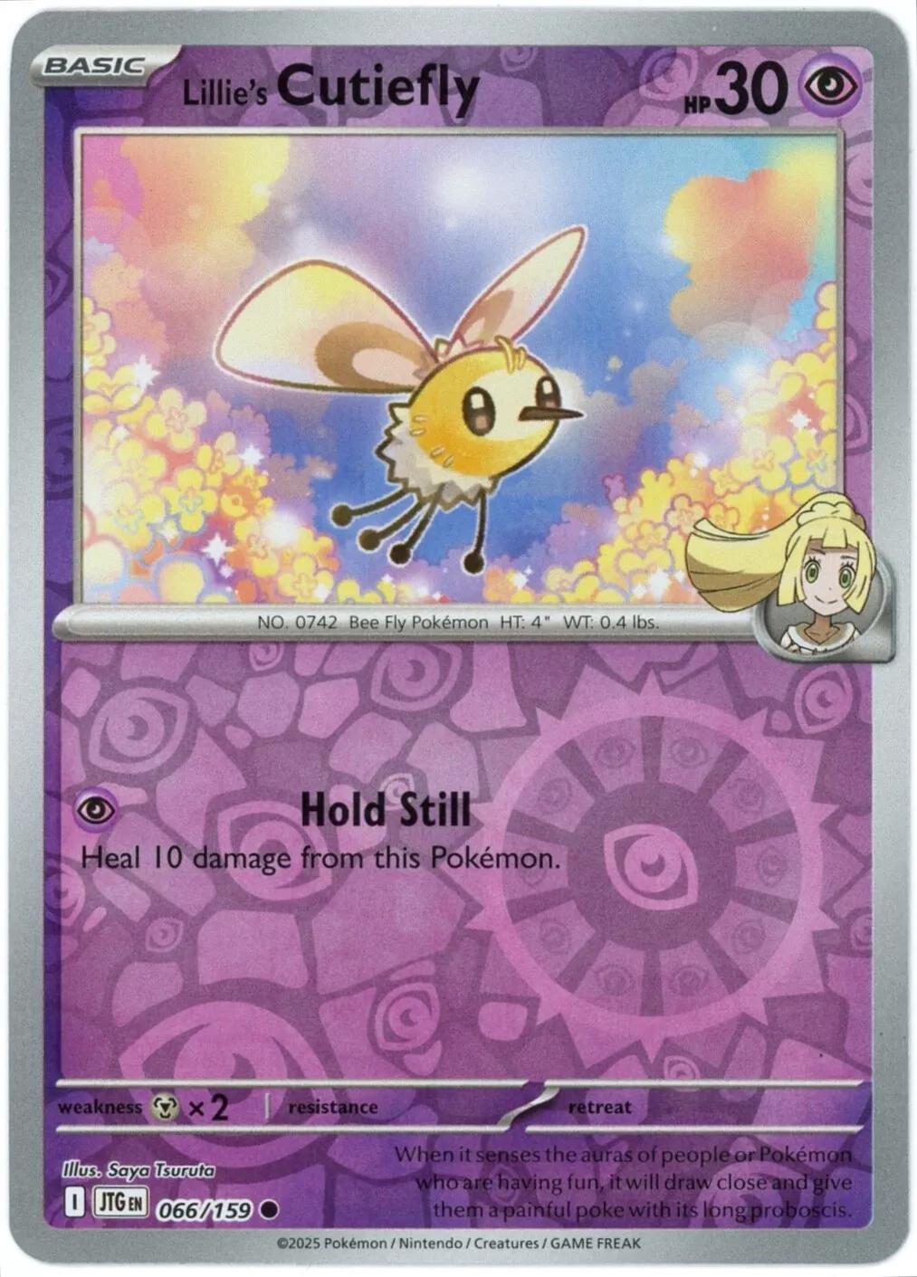 Lillie's Cutiefly #66 (Reverse Holo) - Journey Together