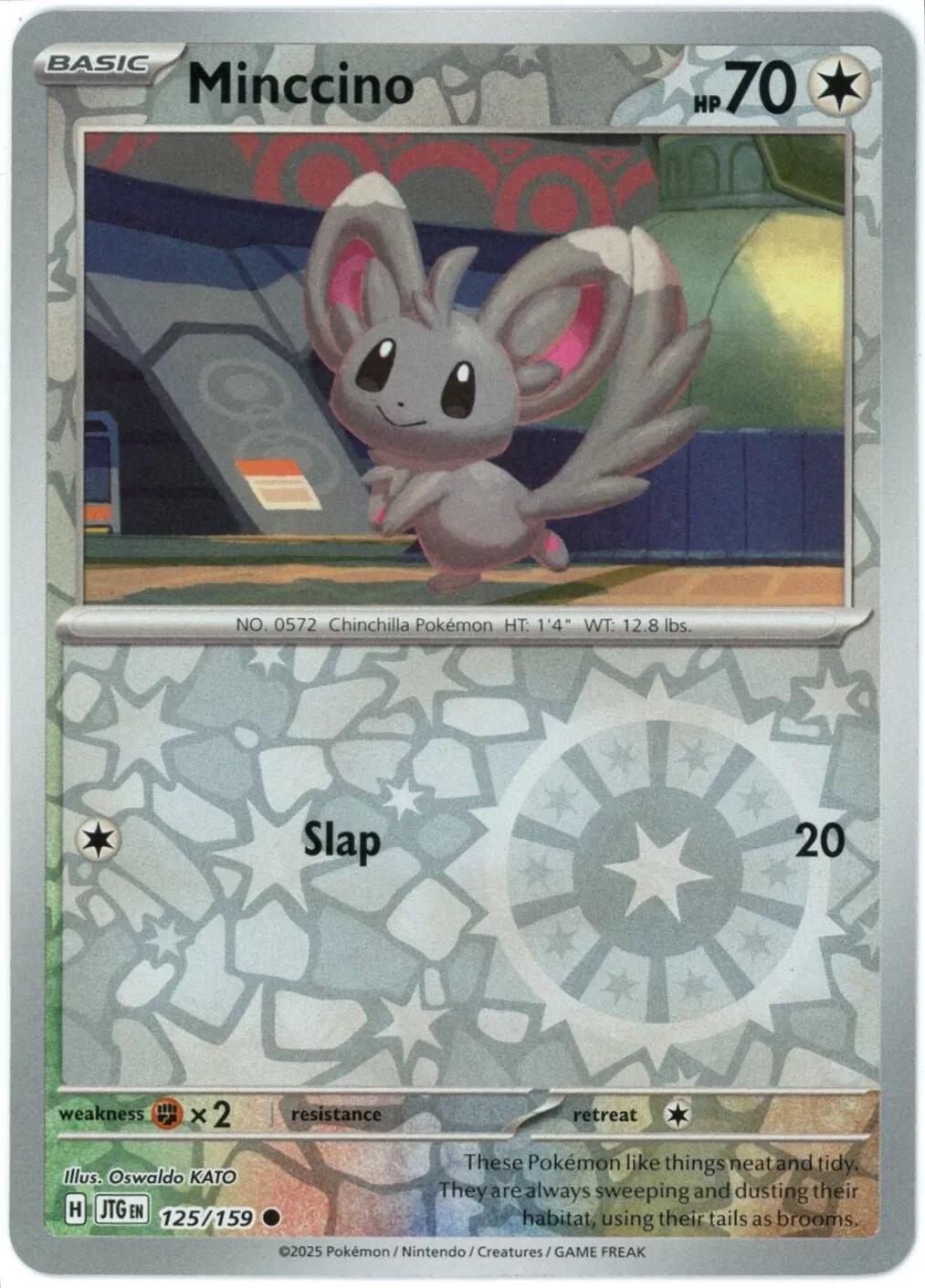 Minccino #125 (Reverse Holo) - Journey Together