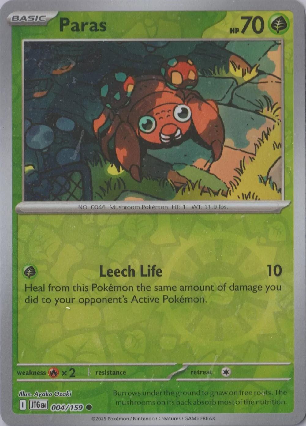 Paras #4 (Reverse Holo) - Journey Together
