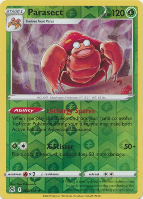 Parasect (Reverse Holo #5 - Lost Origin