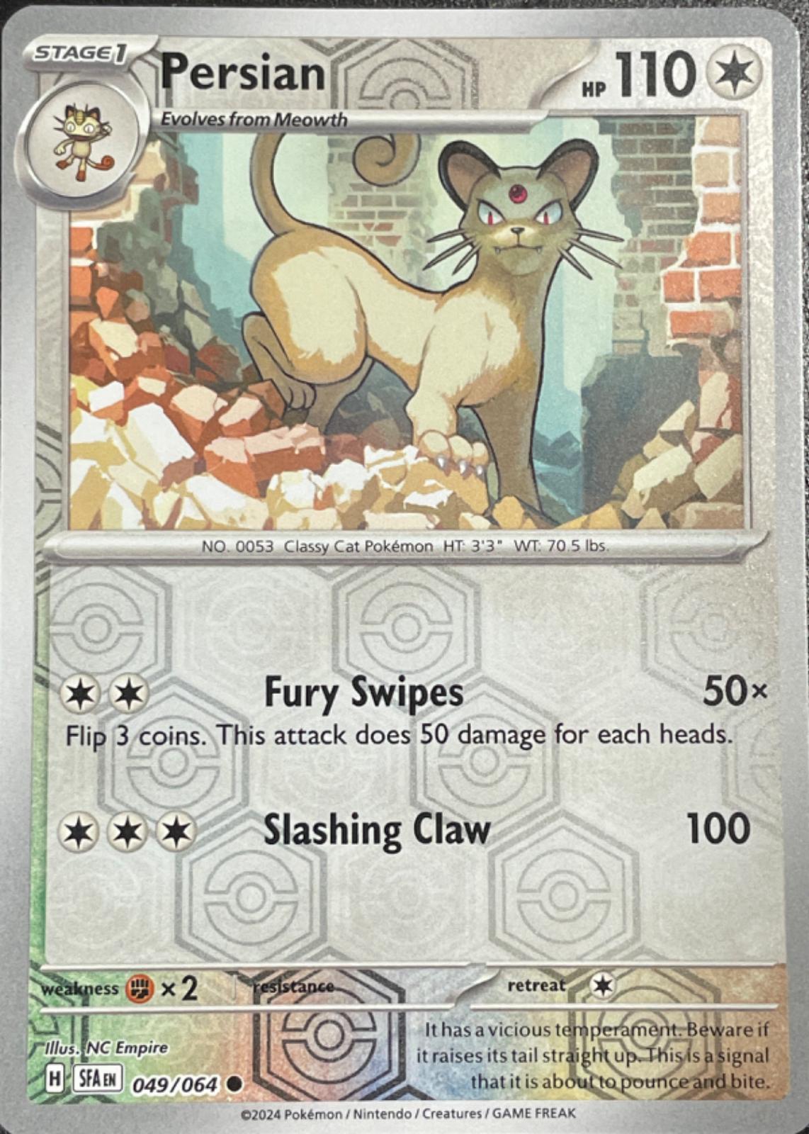 Persian #49 (Reverse Holo) - Shrouded Fable