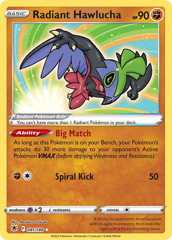 Radiant Hawlucha 081/189