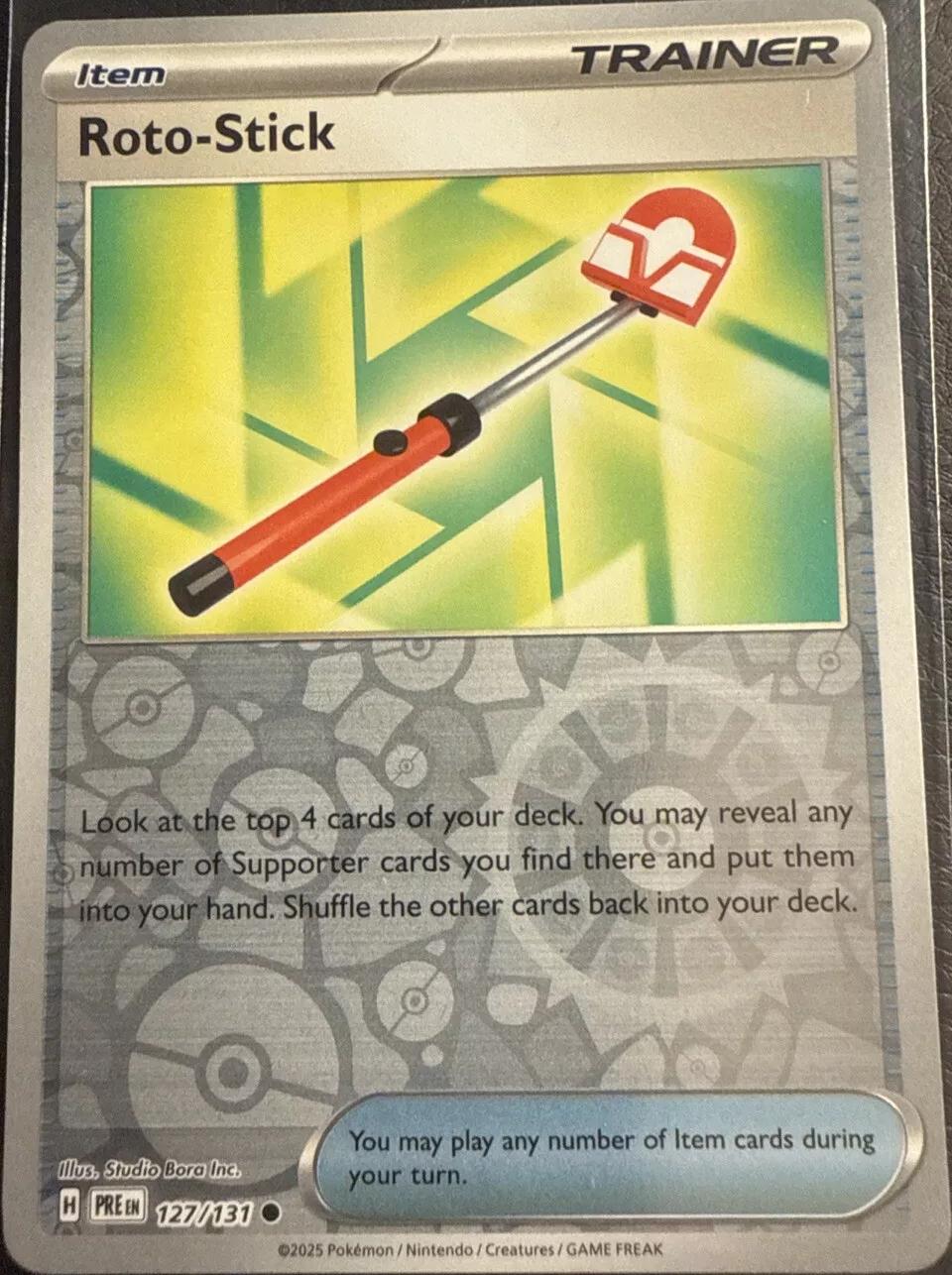 Roto-Stick (Reverse Holo) #127 - Prismatic Evolutions