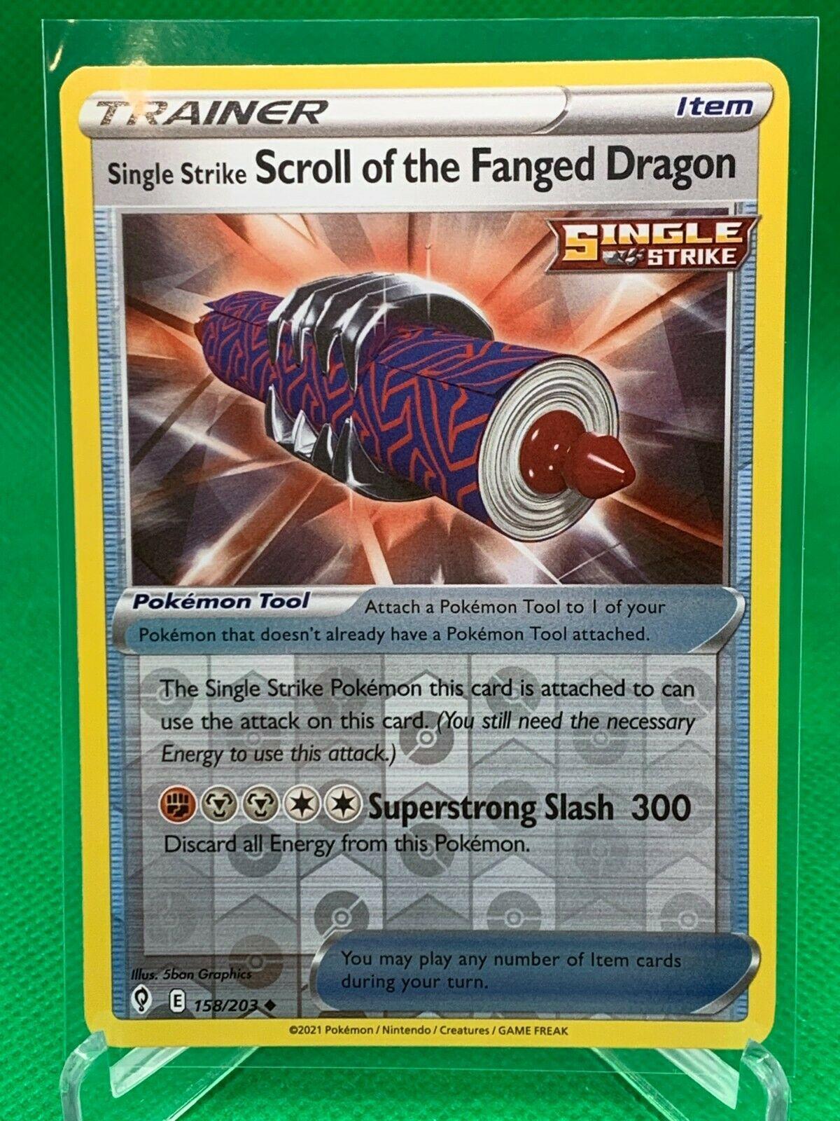 Scroll of the Fanged Dragon #158 - Evolving Skies (Reverse Holo)