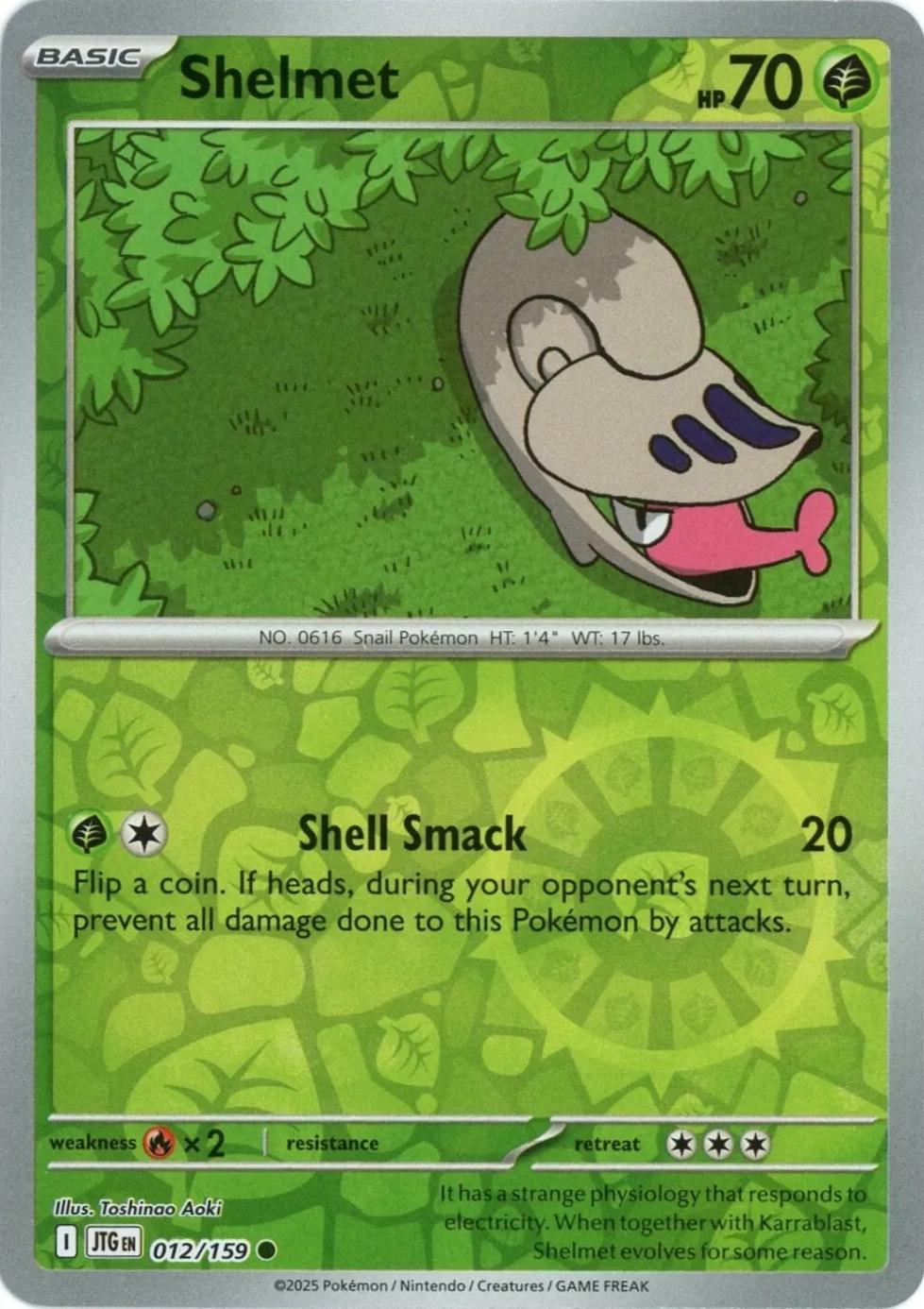 Shelmet #12 (Reverse Holo) - Journey Together 1