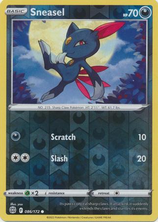Sneasel #86 (Reverse Holo) - Brilliant Stars