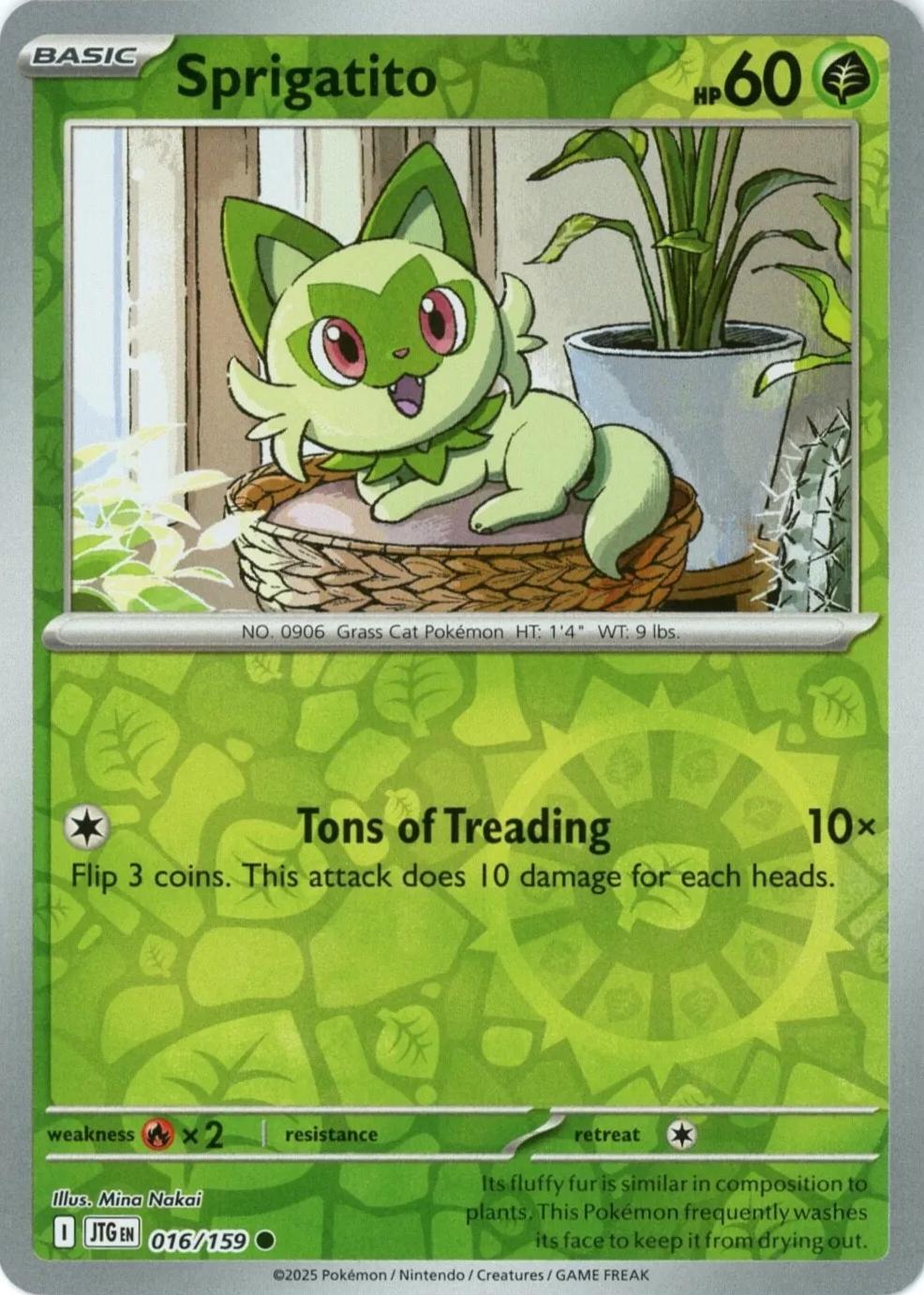 Sprigatito #16 (Reverse Holo) - Journey Together