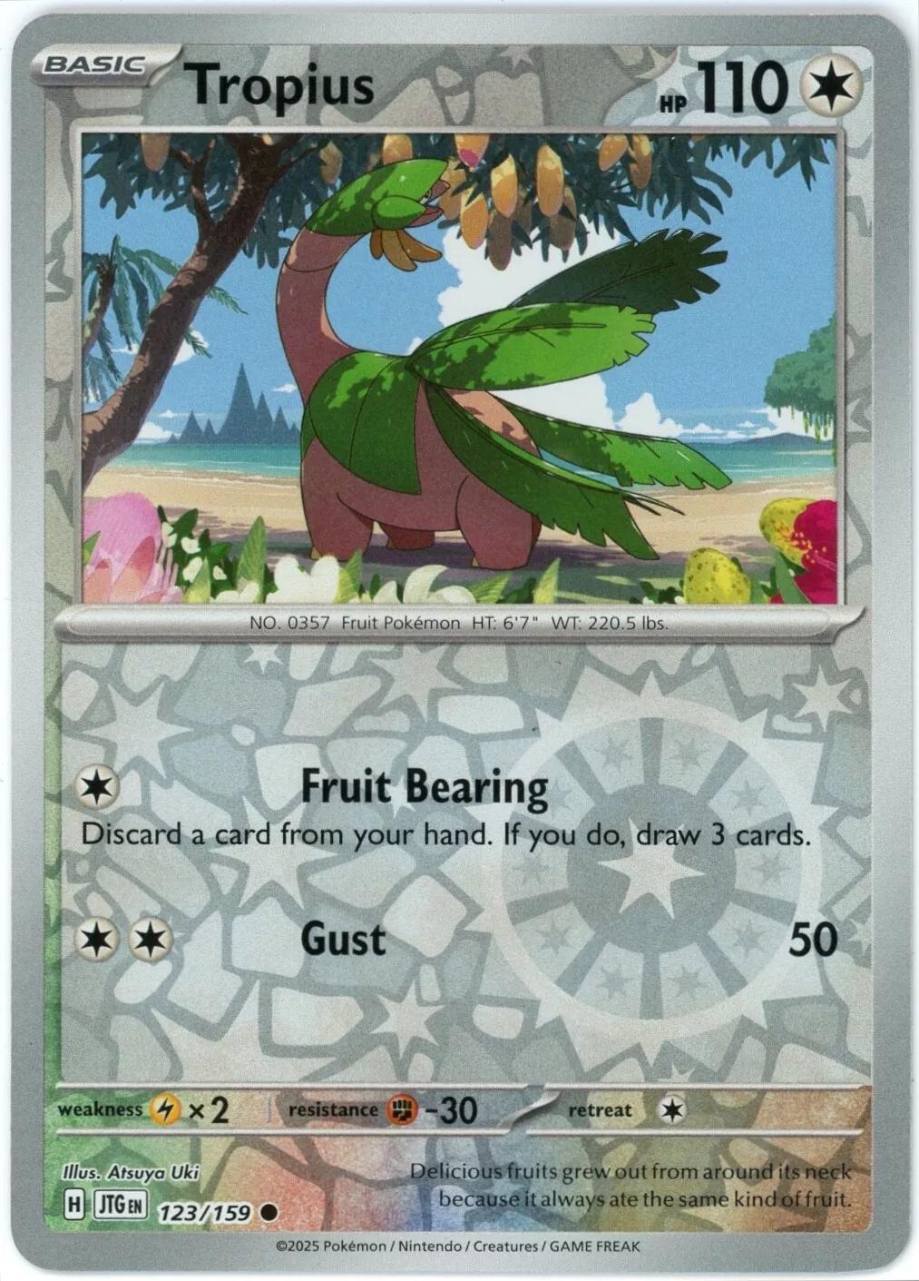 Tropius #123 (Reverse Holo) - Journey Together