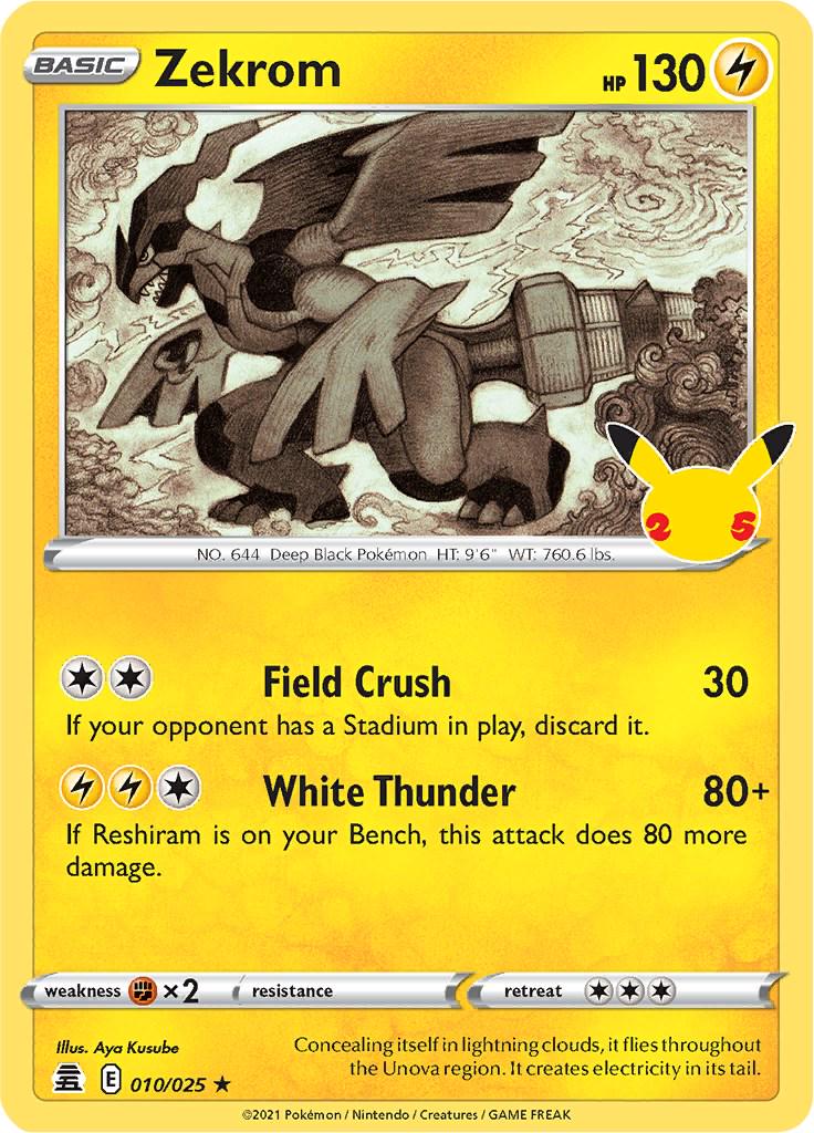 Zekrom Celebrations 25th pokearkivet