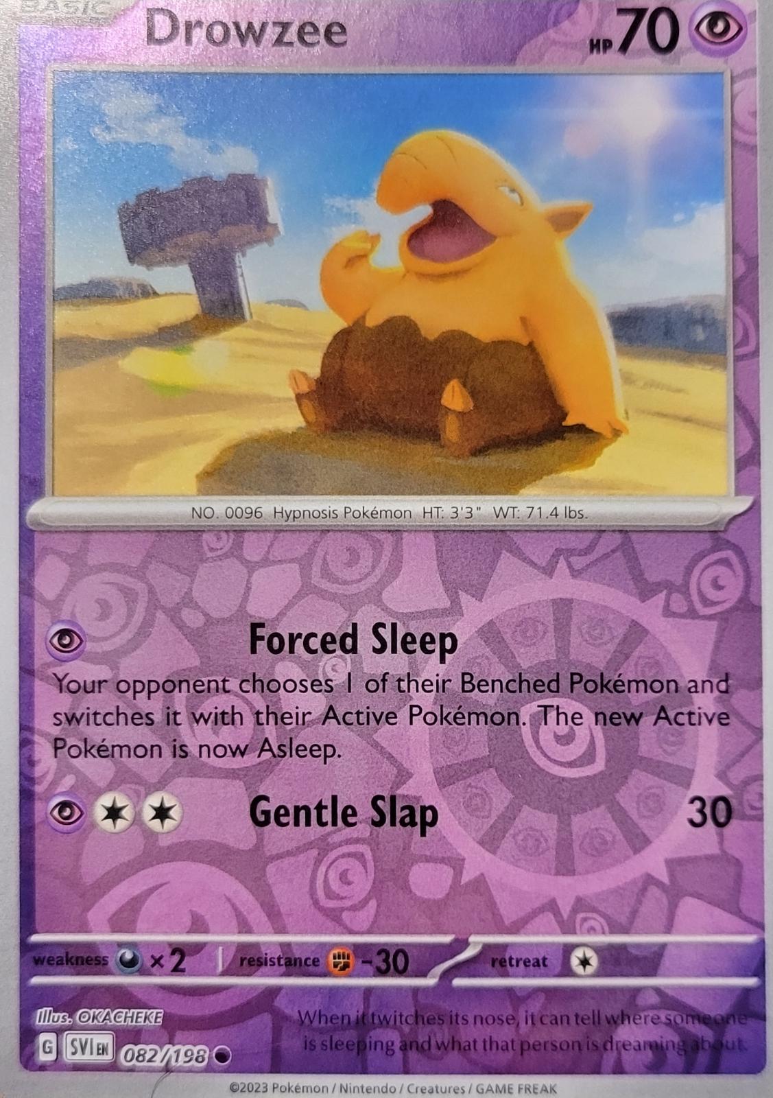 Drowzee (Revere Holo) #82 - Scarlet & Violet