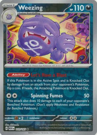 Weezing #110 (Reverse Holo) - Scarlet & Violet 151