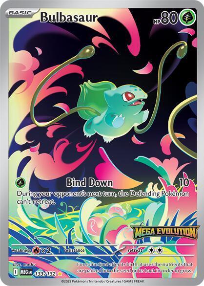 Bulbasaur #133 (Stamped) - Mega Evolution