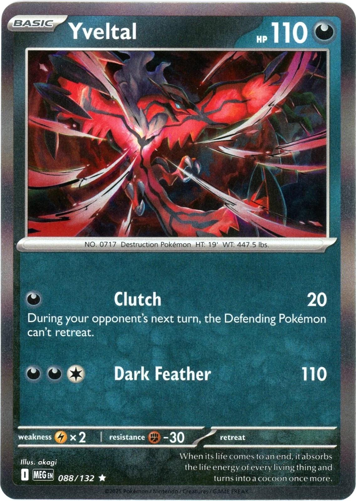 Yveltal #88 (Reverse Holo) - Mega Evolution