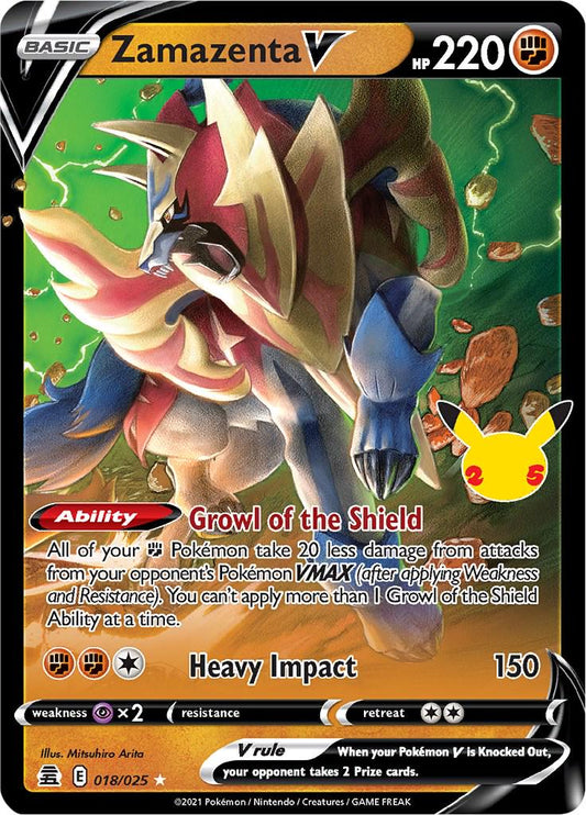 Zamazenta V #18 - Pokemon Celebrations