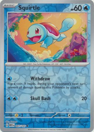 Squirtle 7/165 - Scarlet & Violet 151