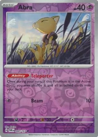 Abra [Reverse Holo] 080/167
