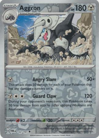 Aggron [Reverse Holo] 122/167