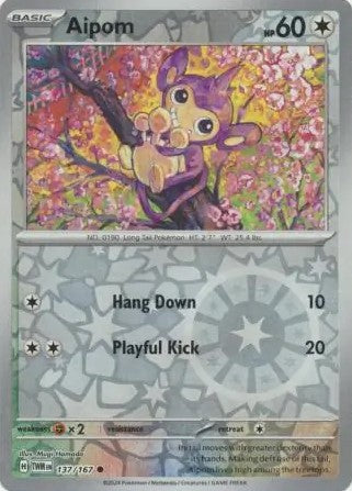 Aipom [Reverse Holo] 137/167