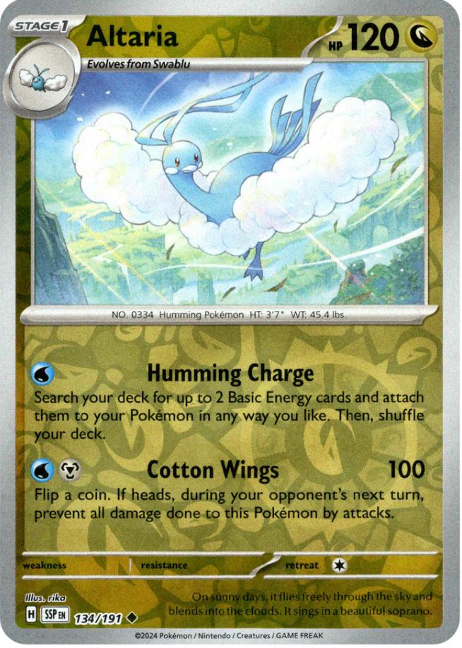 Altaria [Reverse Holo] 134/191