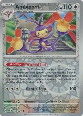 Ambipom [Reverse Holo] 138/167