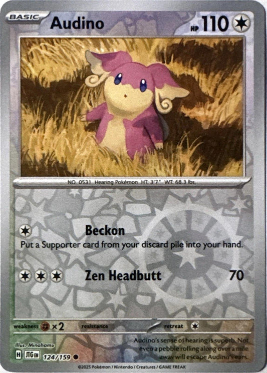 Audino #124 (Reverse Holo) - Journey Together