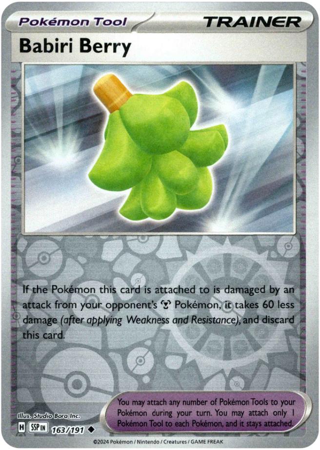 Babiri Berry [Reverse Holo] 163/191