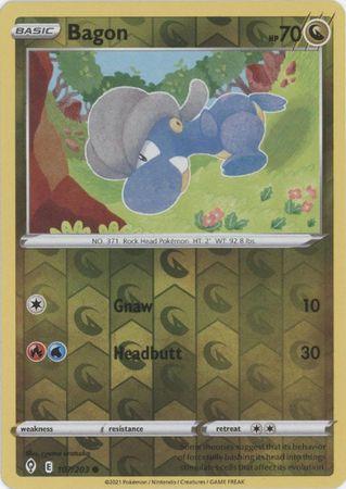 Bagon #107 - Evolving Skies (Reverse Holo)