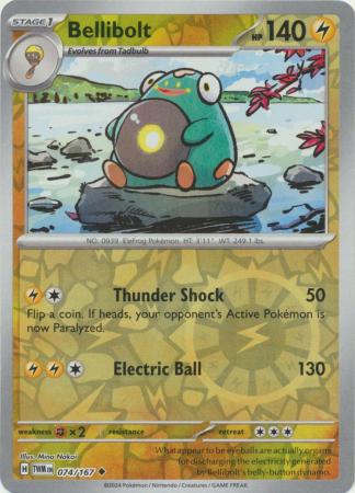 Bellibolt [Reverse Holo] 074/167