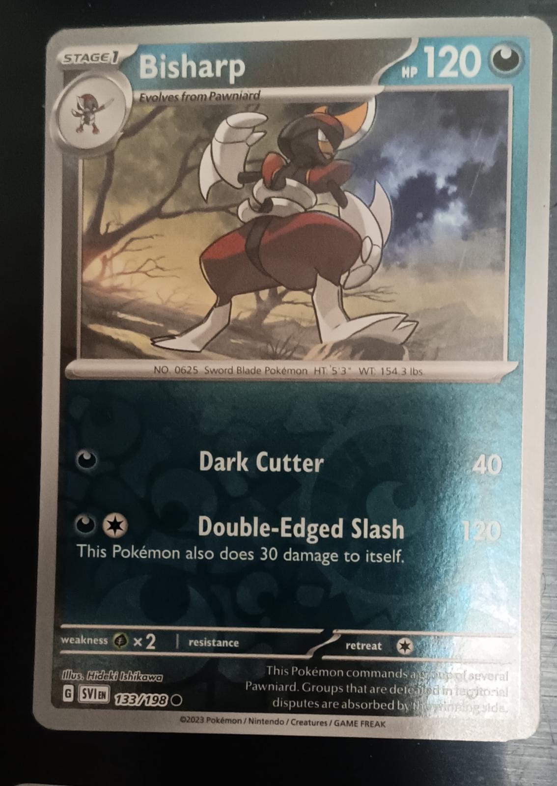 Bisharp #133 (Reverse Holo) - Scarlet & Violet