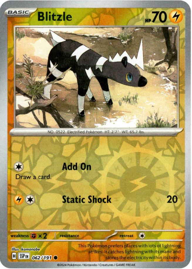 Blitzle [Reverse Holo] 062/191