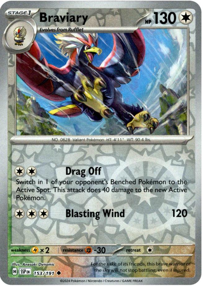 Braviary [Reverse Holo] 153/191