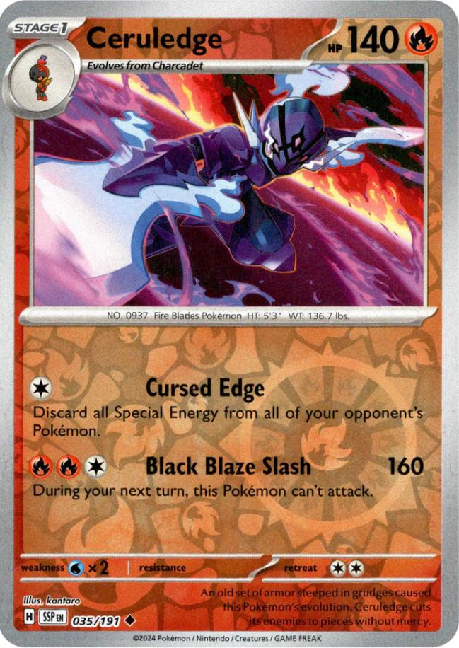 Ceruledge [Reverse Holo] 035/191