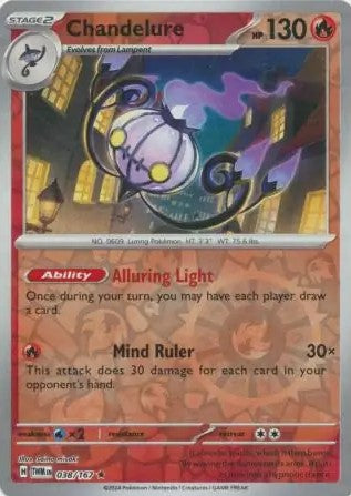 Chandelure [Reverse Holo] 038/167