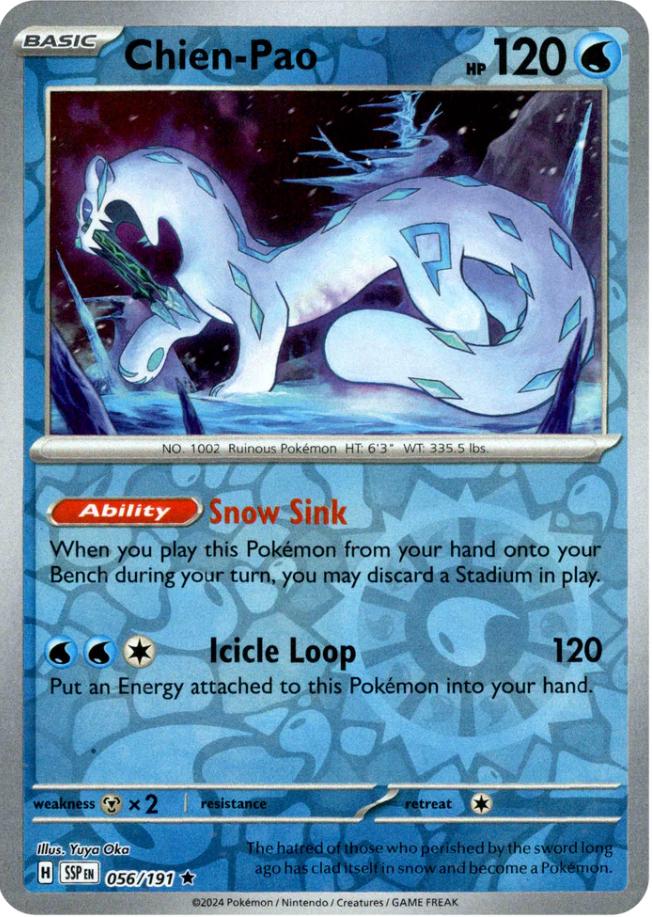 Chien-Pao [Reverse Holo] 056/91
