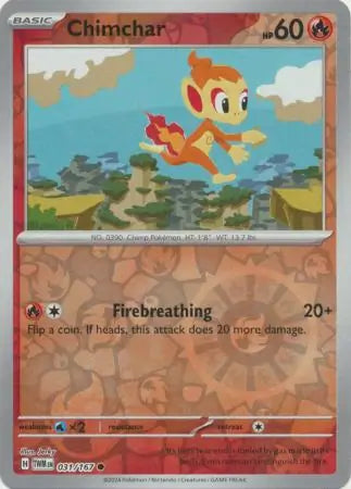 Chimchar [Reverse Holo] 031/167
