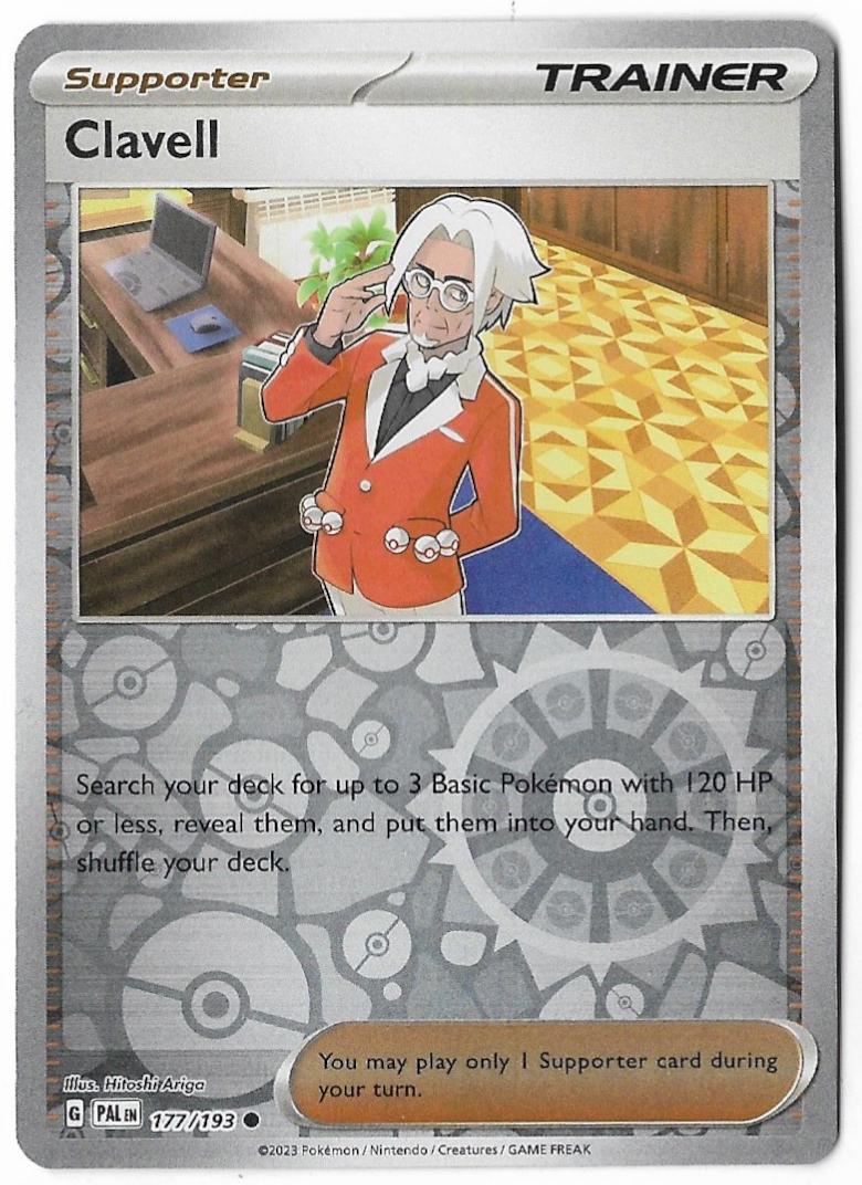 Clavell #177 (Reverse Holo) - Paldea Evolved