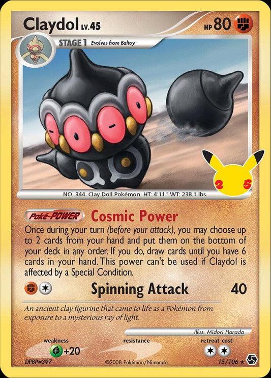 Claydol [Holo] #15 Pokemon Celebrations