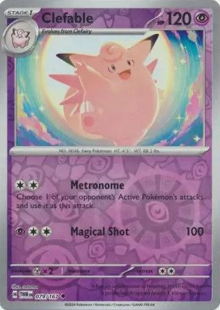 Clefable [Reverse Holo] 079/167