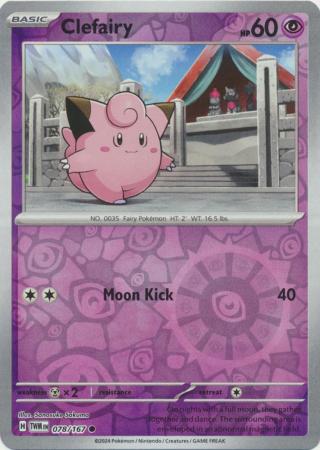 Clefairy [Reverse Holo] 078/167