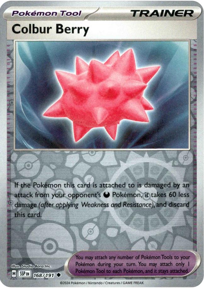 Colbur Berry [Reverse Holo] 168/191