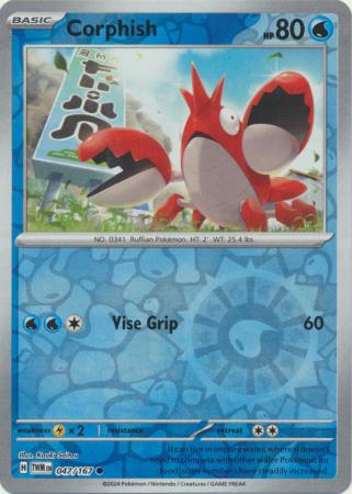 Corphish [Reverse Holo] 047/167