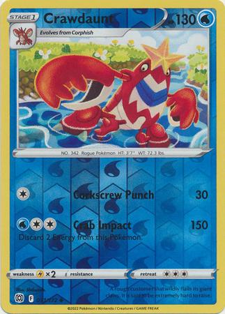Crawdaunt 33/172 Brilliant Stars - Reverse Holo
