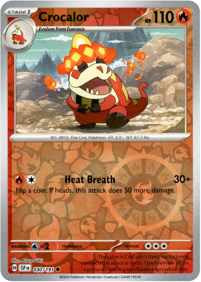 Crocalor [Reverse Holo] 030/191
